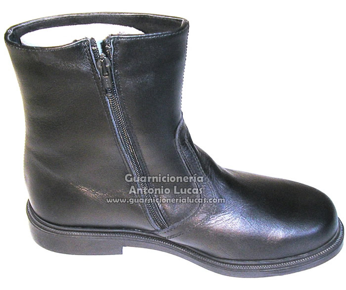 Bota Negra Cremallera