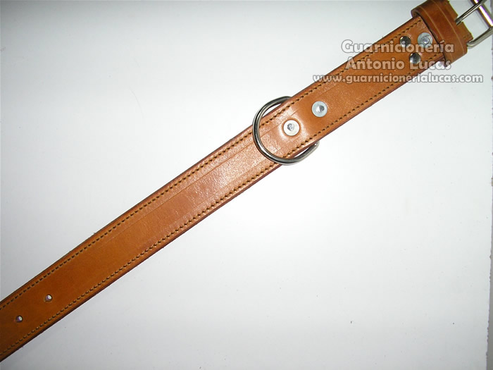 Collar Perro Cuero-Doble
